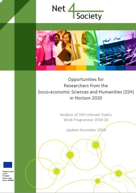 Document on Opportunities for Researchers from the Socio-economic Sciences and Humanities