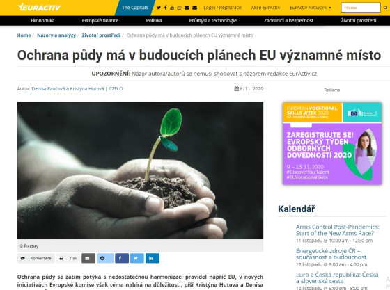 Ochrana půdy má v budoucích plánech EU významné místo