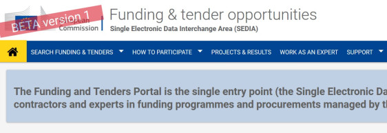 Výzva pro uživatele Participant Portalu - testování demo verze