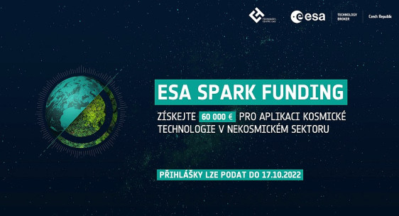 Technologické centrum vyhlašuje výzvu ESA SPARK FUNDING