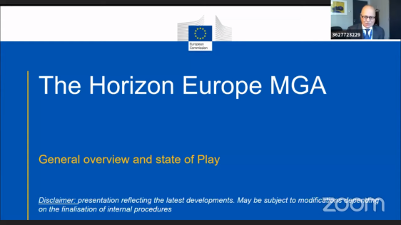 Prezentace a záznam - Stakeholder workshop: Novelties in Horizon Europe MGA