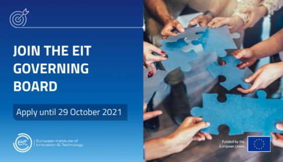 The EIT is selecting up to seven new members for its Governing Board