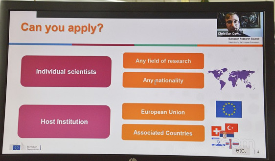 Prezentovali jsme o grantech ERC v rámci konference ICHEP 2020