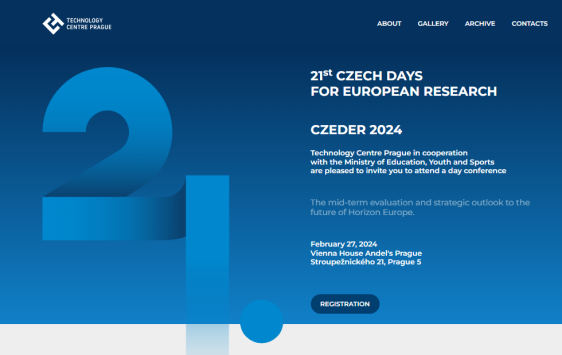České dny pro evropský výzkum - CZEDER 2024
