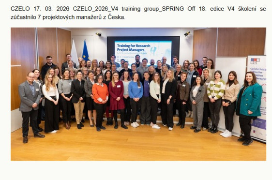 V4 trénink přivítal v Bruselu 37 projektových manažerů z EU