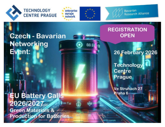 Czech-Bavarian Brokerage Event on EU Battery Calls 2026