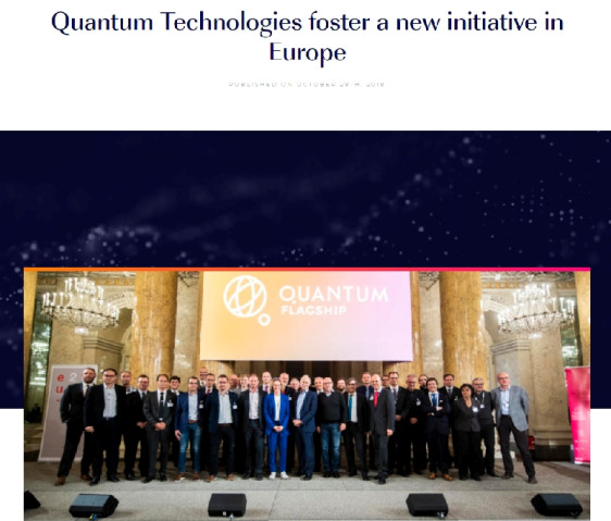 Flagship Quantum Technologies byl oficiálně zahájen 