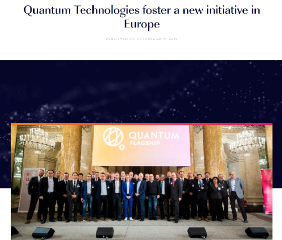 Flagship Quantum Technologies byl oficiálně zahájen
