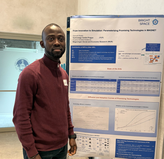 Samuel Ahado presented TC Prague’s work at the BrightSpace Annual Meeting in Cremona